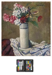 Vas med blommor